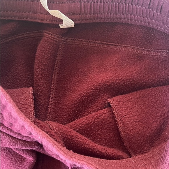 CRZ Yoga Maroon Fleece Sweatpants - Picture 10 of 10